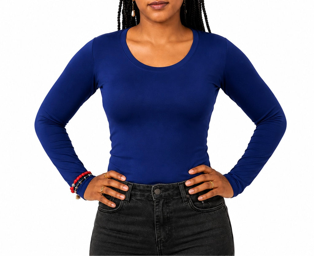 Dark Blue Full Sleeve - Low cut