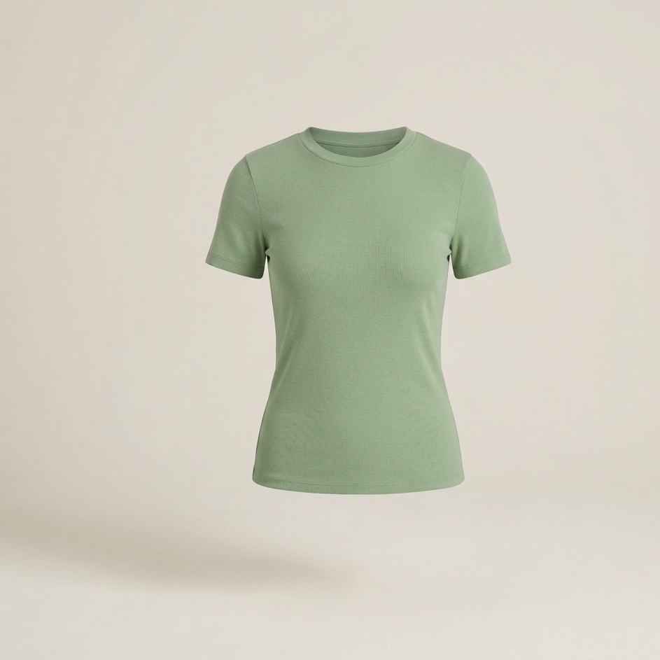 Sage green - Short sleeve