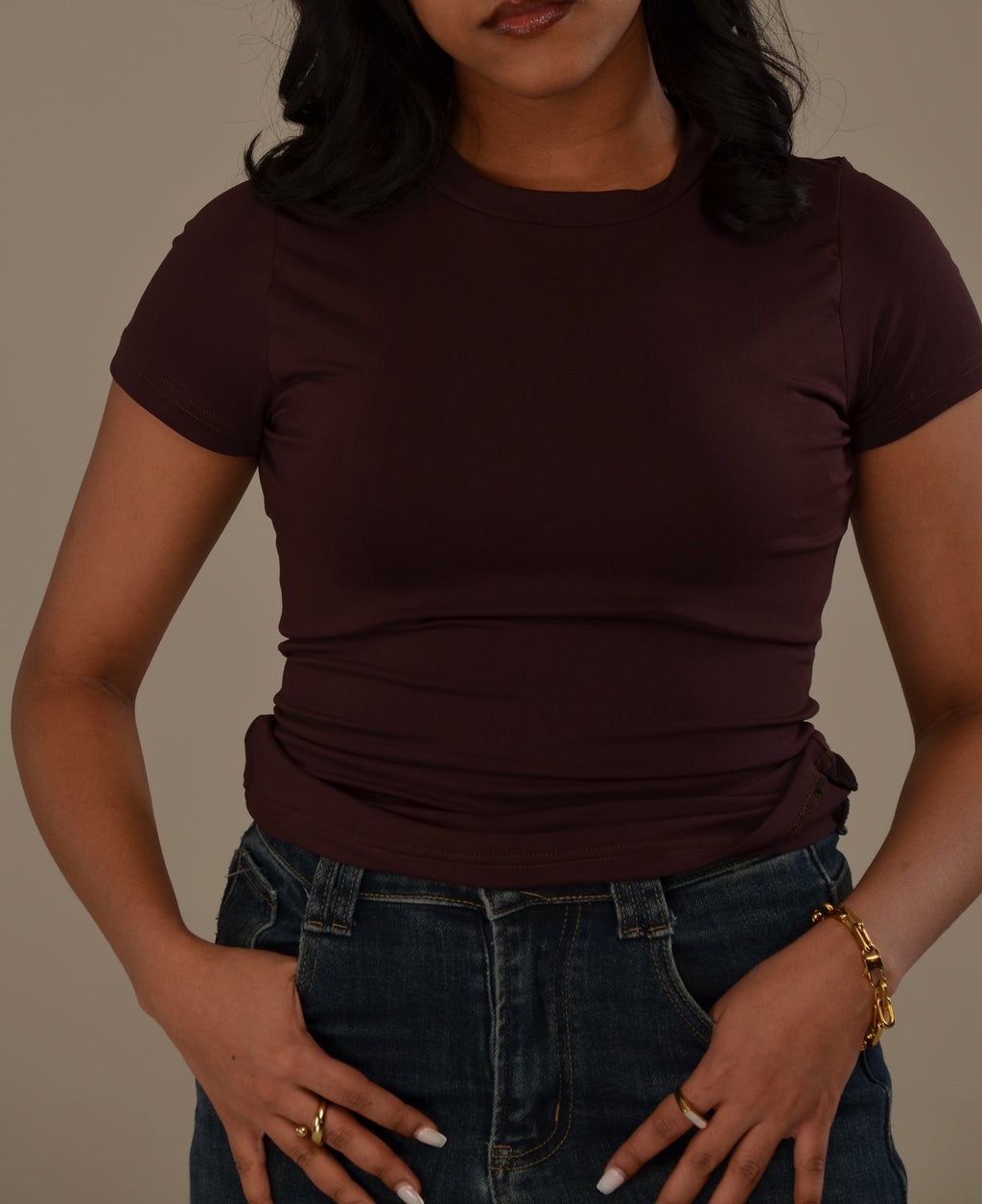 Dark brown Tshirt - Short sleeve
