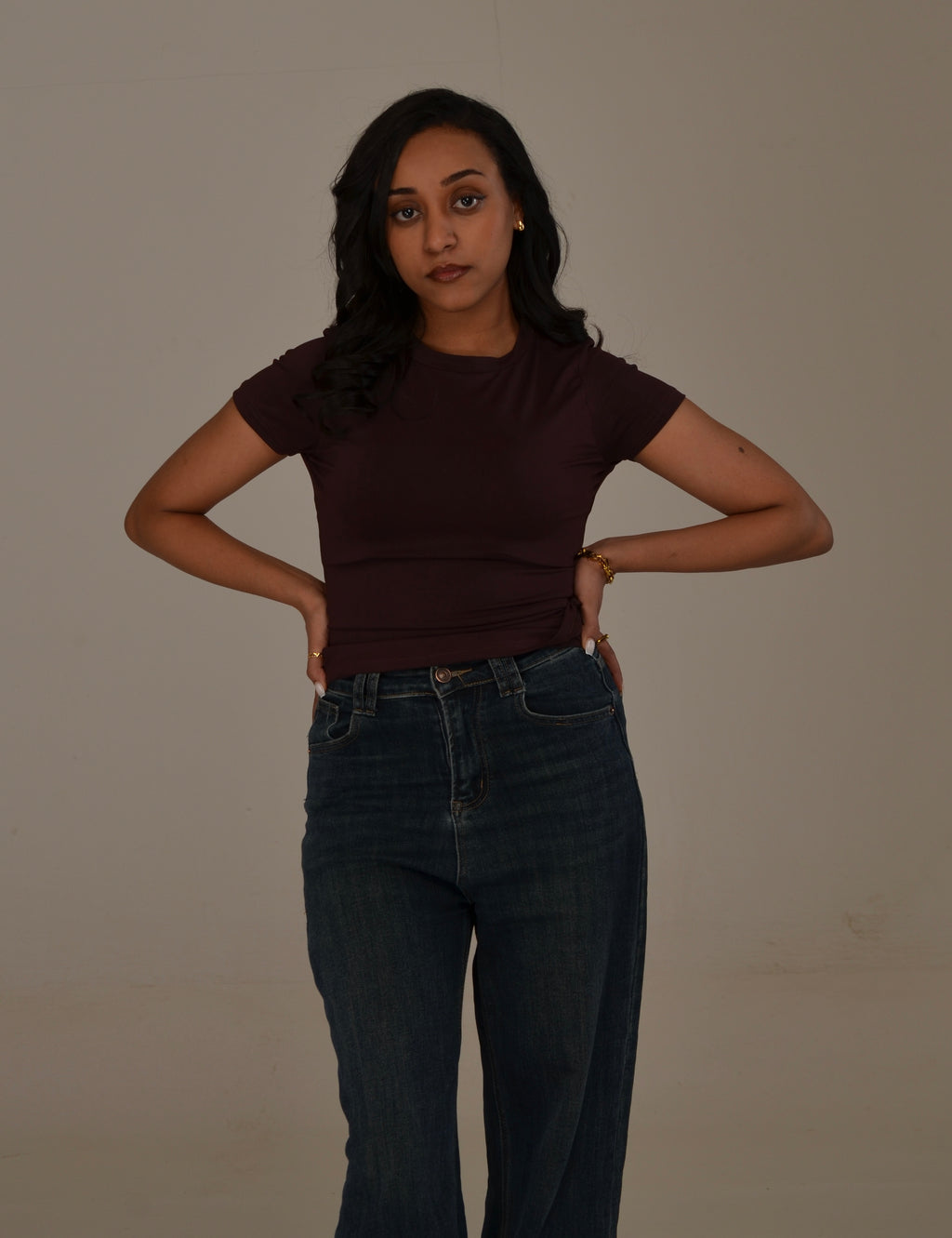Dark brown Tshirt - Short sleeve