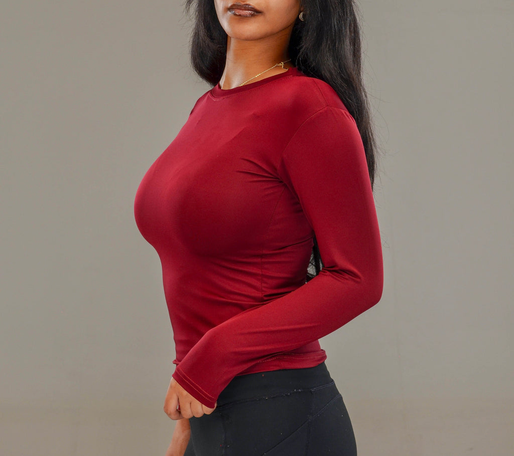 Burgundy Full Sleeve - O neck