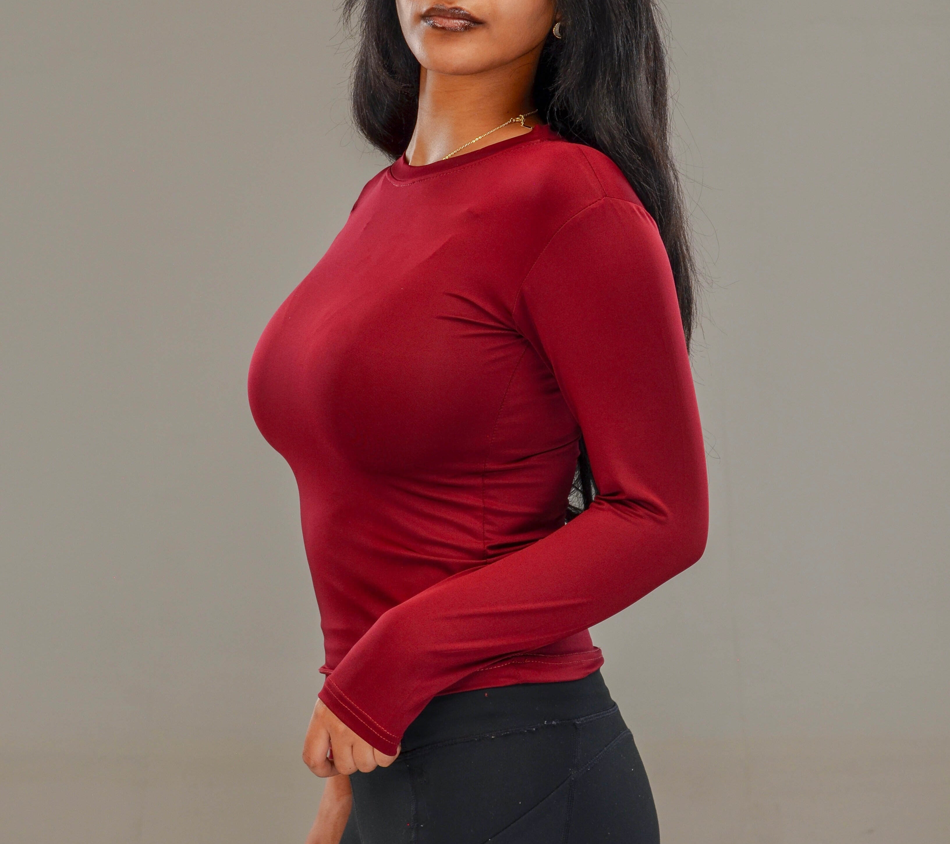 Burgundy Full Sleeve - O neck