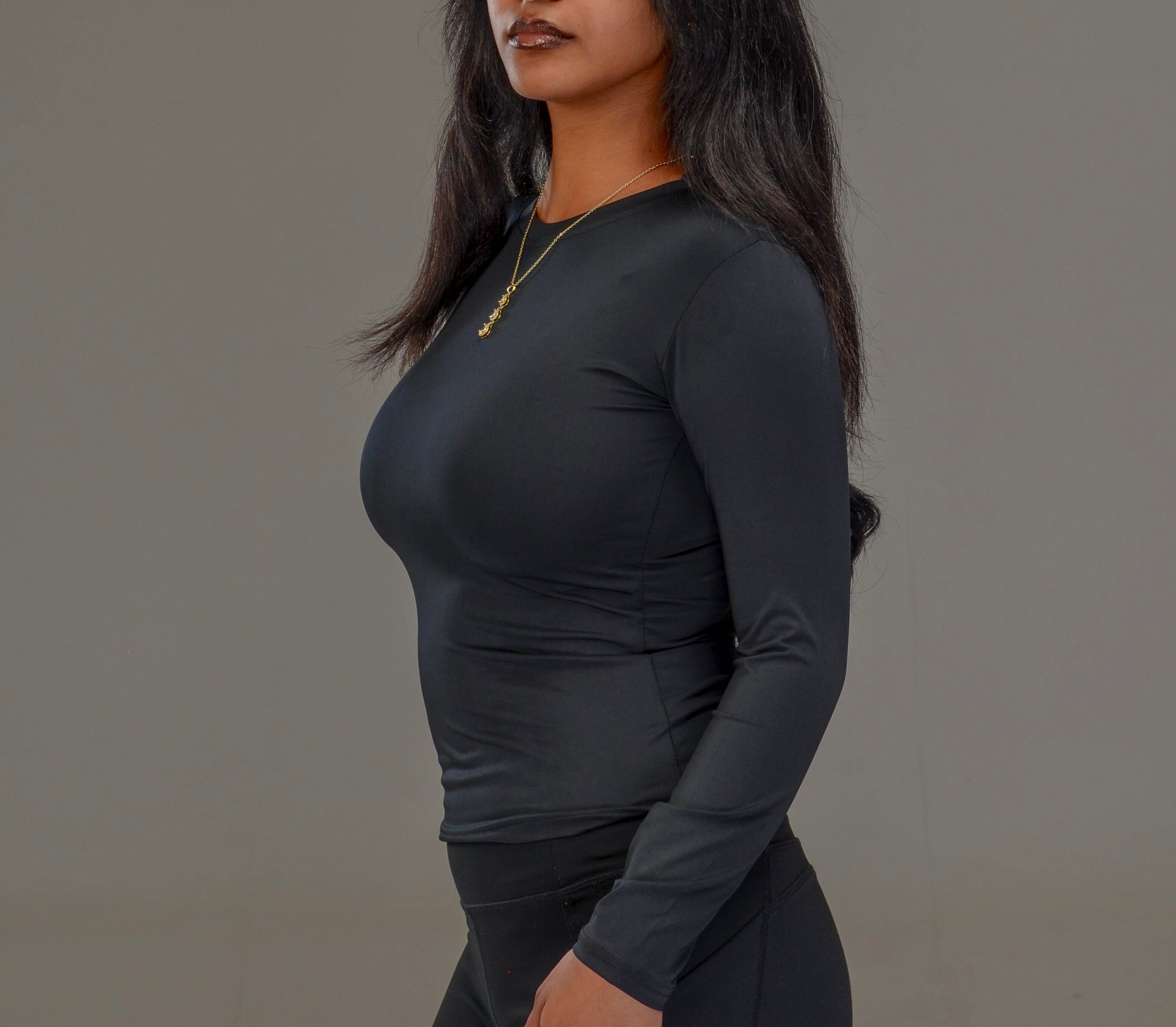 Black Full sleeve - O neck