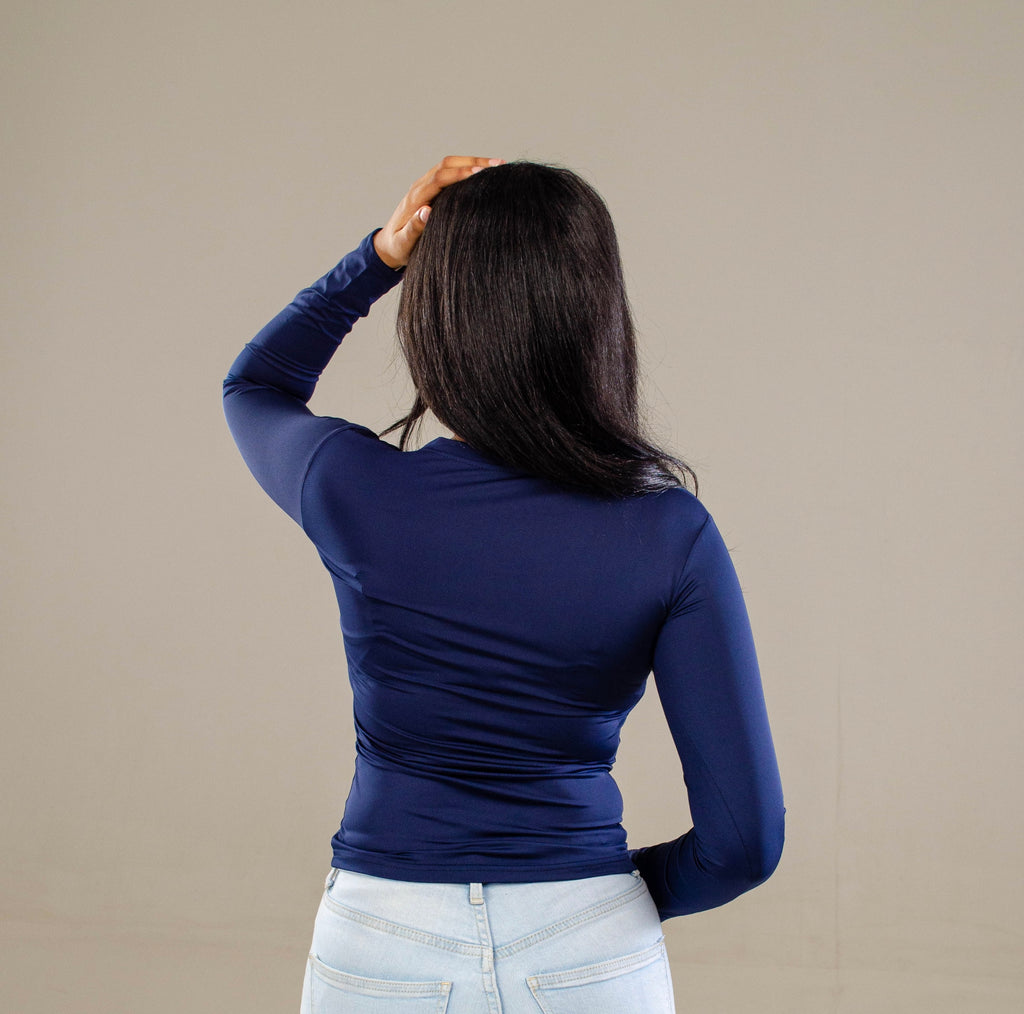 Dark Blue Full Sleeve - Low cut