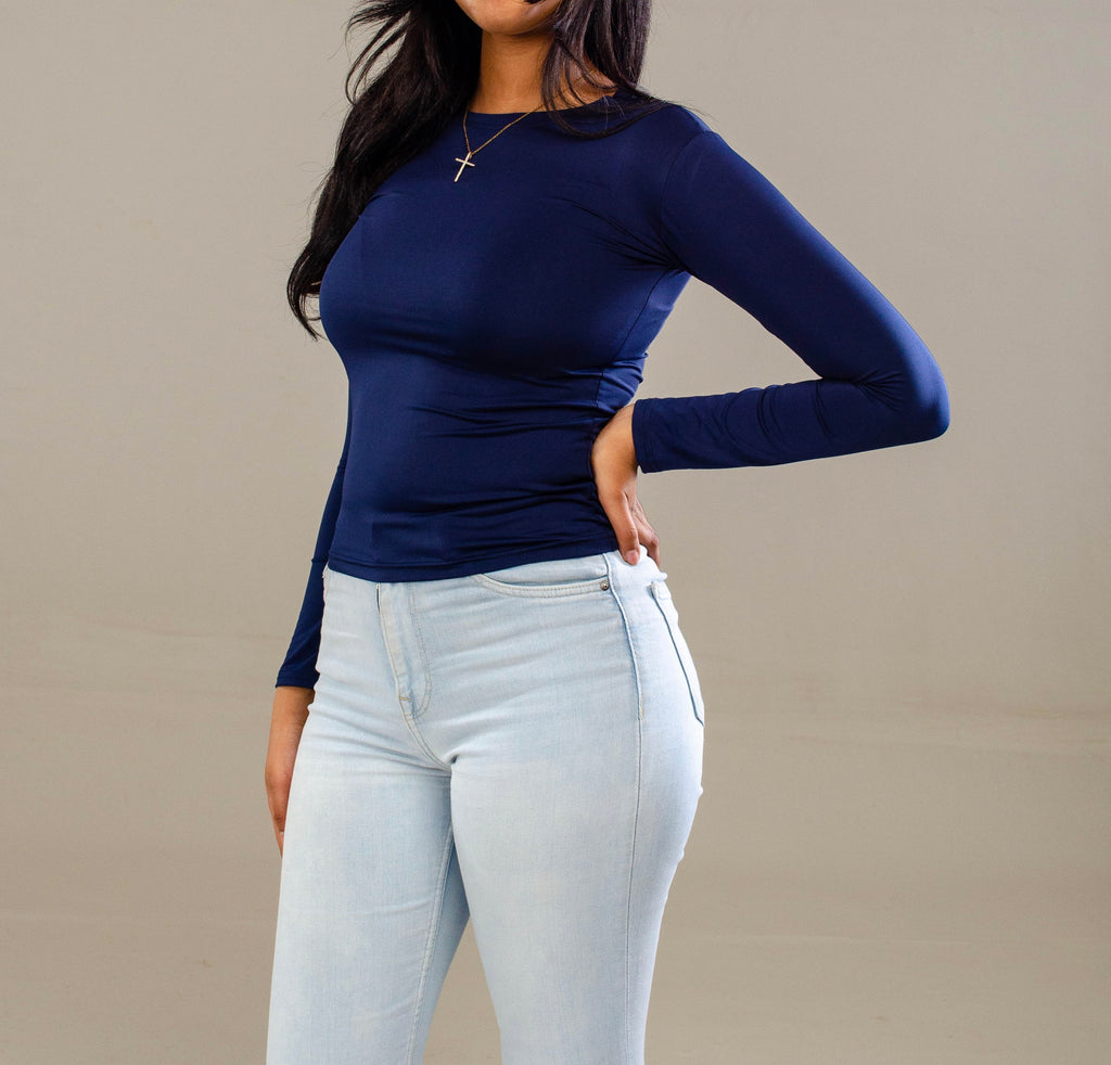 Dark Blue Full sleeve - O neck