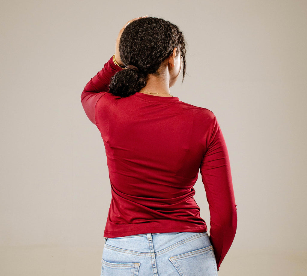 Burgundy Full Sleeve - O neck