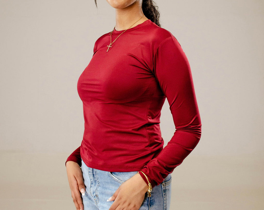 Burgundy Full Sleeve - O neck