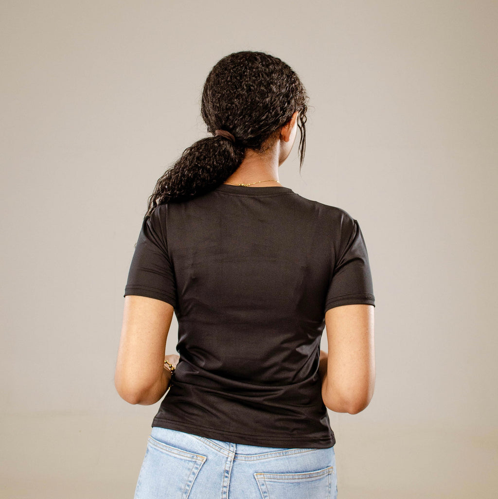 Black Short sleeve - O neck