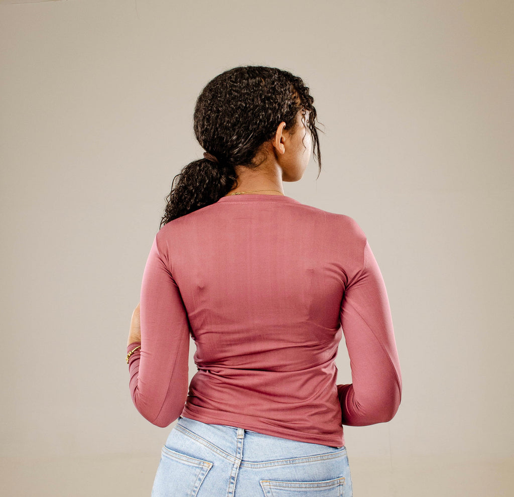 Rose Mauve - Full Sleeve - O neck